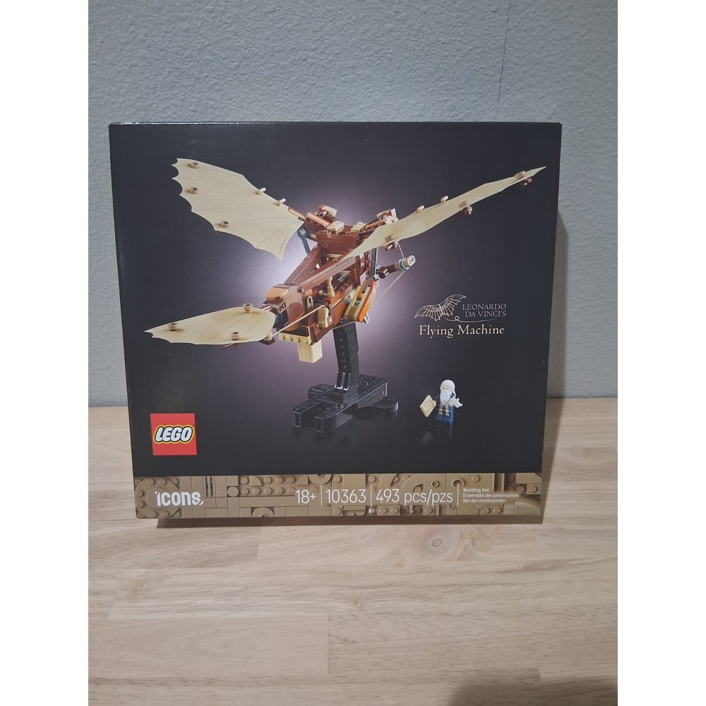 LEGO Icons 10363 Leonardo da Vinci's Flying Machine 493 Pcs New Low Price Sale